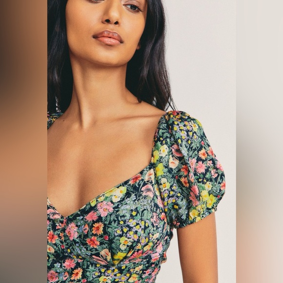 LoveShackFancy Ambrette Ditsy Floral Mini Dress NWOT - Picture 6 of 11